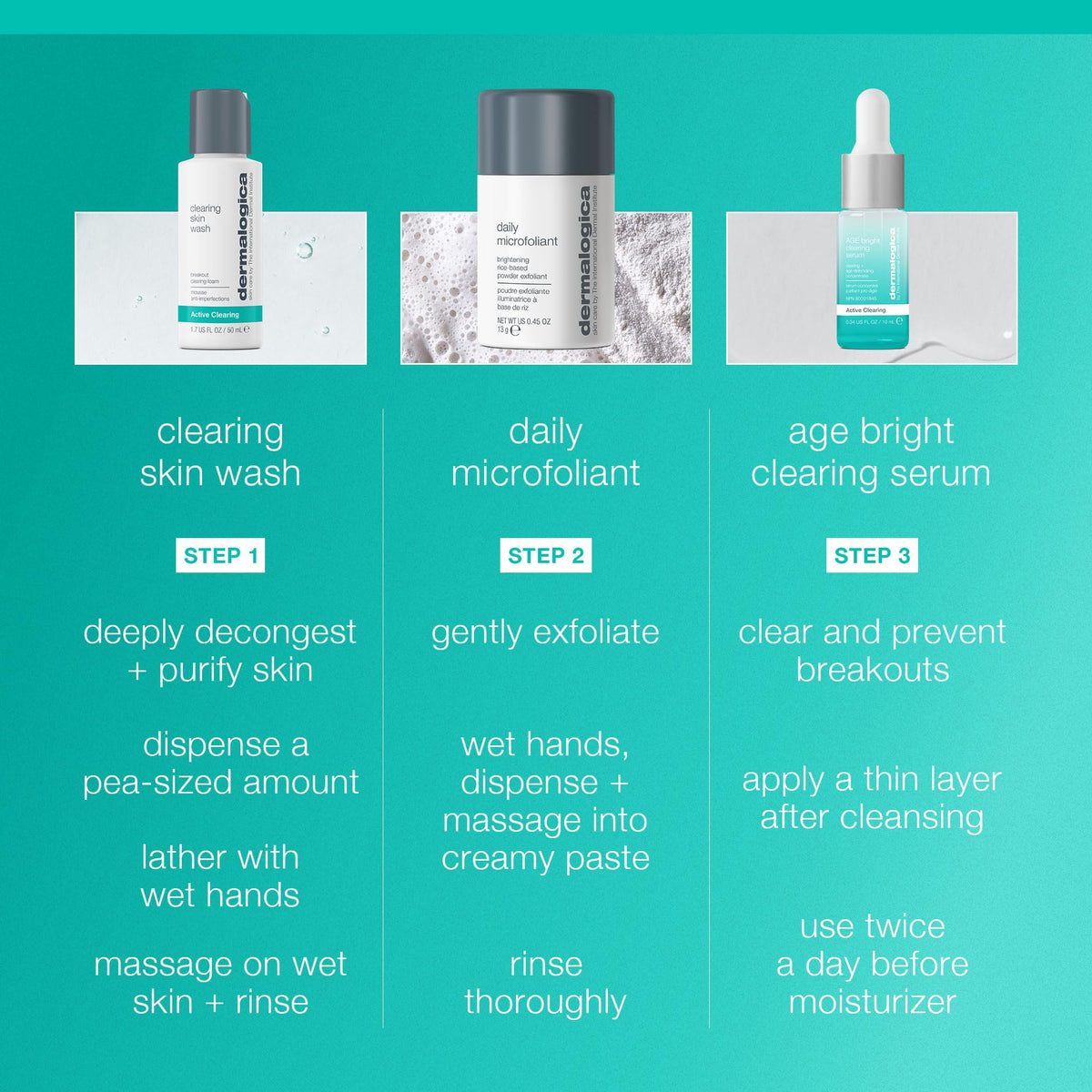 Dermalogica Clear and Brighten Kit, Travel Size - thewildfolk Dermalogica Clear and Brighten Kit, Travel Size