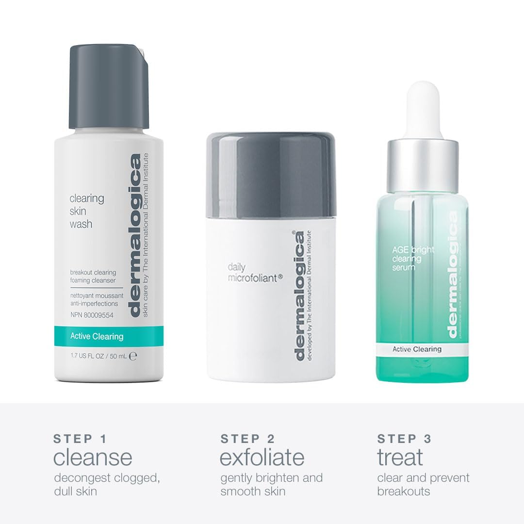 Dermalogica Clear and Brighten Kit, Travel Size - thewildfolk Dermalogica Clear and Brighten Kit, Travel Size