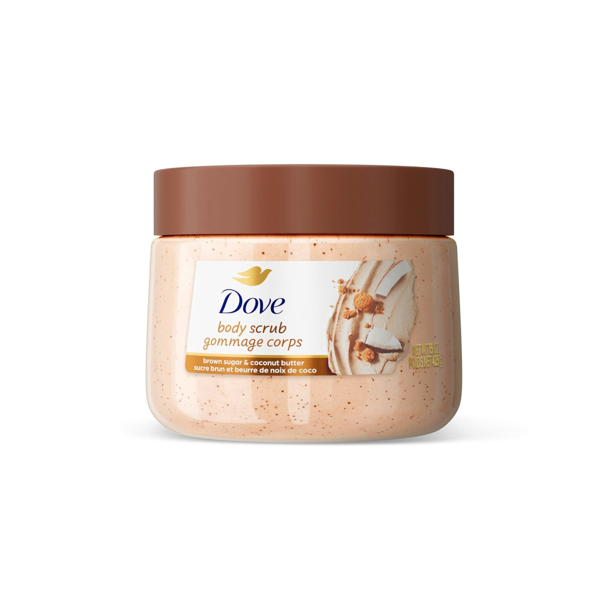 Dove Brown Sugar and Coconut Butter Body Scrub Exfoliates and Deeply 15 oz - thewildfolk Dove Brown Sugar and Coconut Butter Body Scrub Exfoliates and Deeply 15 oz
