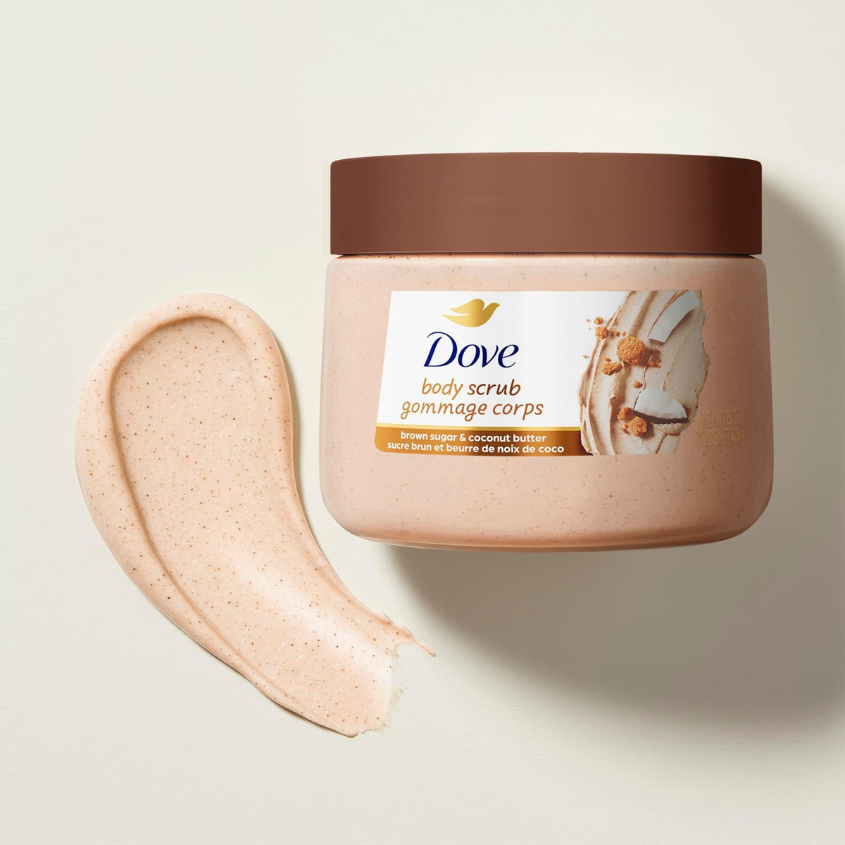 Dove Brown Sugar and Coconut Butter Body Scrub Exfoliates and Deeply 15 oz - thewildfolk Dove Brown Sugar and Coconut Butter Body Scrub Exfoliates and Deeply 15 oz