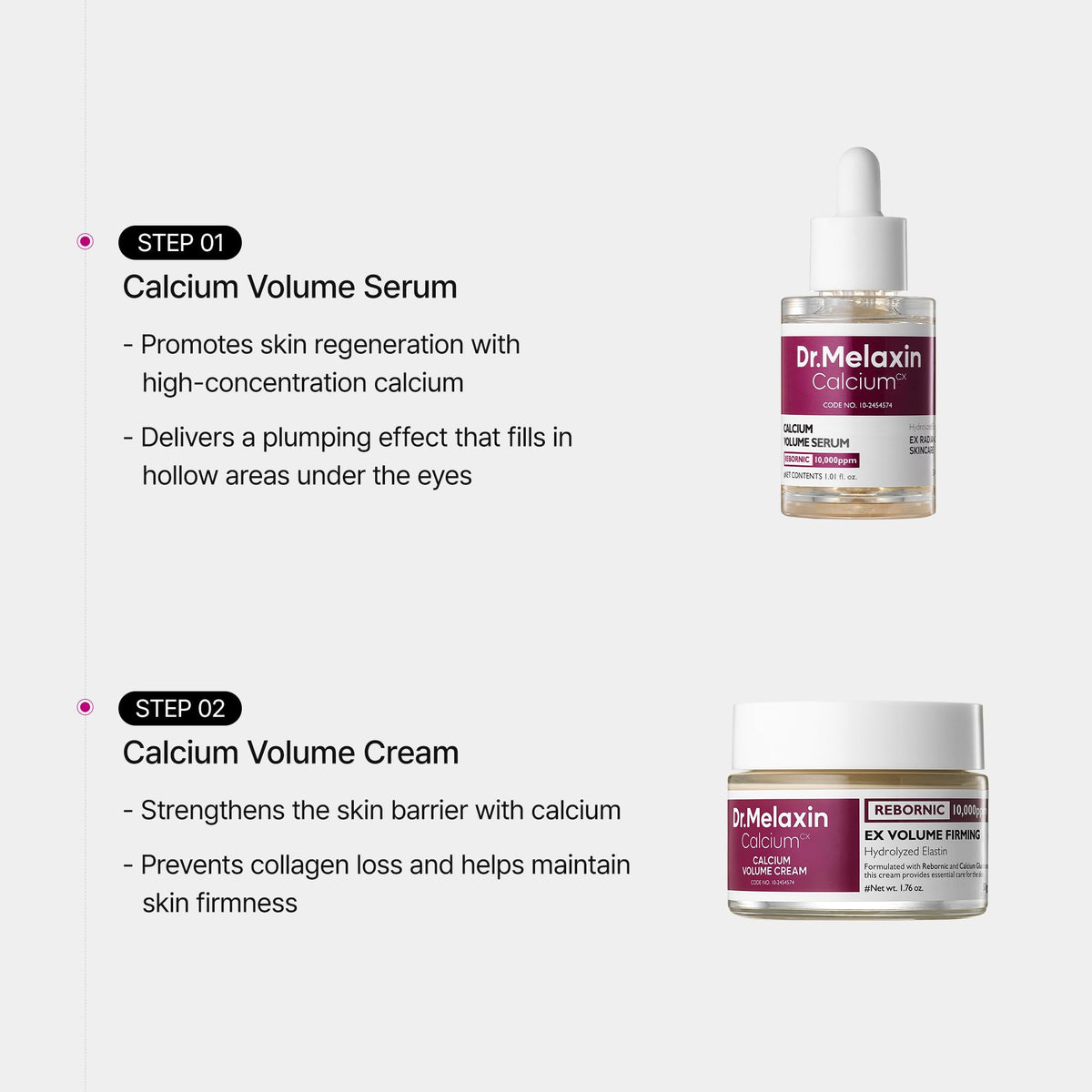 Dr.Melaxin Calcium Intense Firming Cream with Collagen & Elastin, Lifting & Volumizing Face Cream for Sagging Skin, Niacinamide for Plumping Care, 1.69 fl.oz - thewildfolk Dr.Melaxin Calcium Intense Firming Cream with Collagen & Elastin, Lifting & Volumizing Face Cream for Sagging Skin, Niacinamide for Plumping Care, 1.69 fl.oz