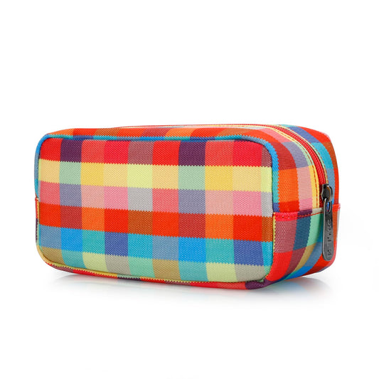 E-Tree Cute Makeup Bag,Travel Make up Pouch for Purse,Zipper Toiletry Cosmetic Brush Skin Care Case for Women Man,Tech Electronic Organizer,Small Canvas Storage for Personal Items,Colorful Checkered - thewildfolk E-Tree Cute Makeup Bag,Travel Make up Pouch for Purse,Zipper Toiletry Cosmetic Brush Skin Care Case for Women Man,Tech Electronic Organizer,Small Canvas Storage for Personal Items,Colorful Checkered