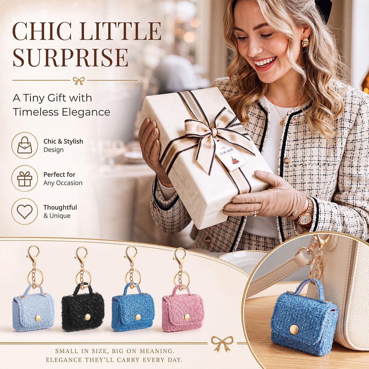 Eccliy 8 Pcs Mini Backpack Keychain Tiny Coin Purse Keychain Cute Lipstick Cosmetic Bag Gifts for Women Card Holder Pouch(Polka Dot) - thewildfolk Eccliy 8 Pcs Mini Backpack Keychain Tiny Coin Purse Keychain Cute Lipstick Cosmetic Bag Gifts for Women Card Holder Pouch(Polka Dot)