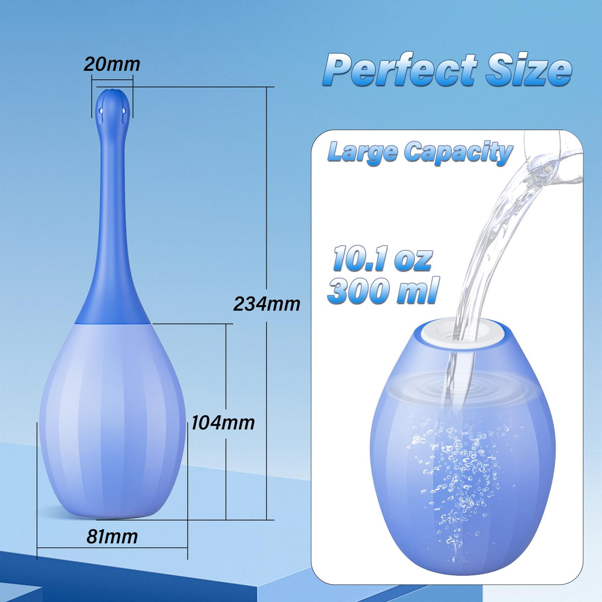 Enema Anal Douches for Men Women - Enema Bulb with Bendable Silicone Nozzles for Men Women Colon Cleanse, Anti Backflow Shower Douche Enema Kit with Lube, Anal Cleansing Feminine Care Douche Bottles - thewildfolk Enema Anal Douches for Men Women - Enema Bulb with Bendable Silicone Nozzles for Men Women Colon Cleanse, Anti Backflow Shower Douche Enema Kit with Lube, Anal Cleansing Feminine Care Douche Bottles