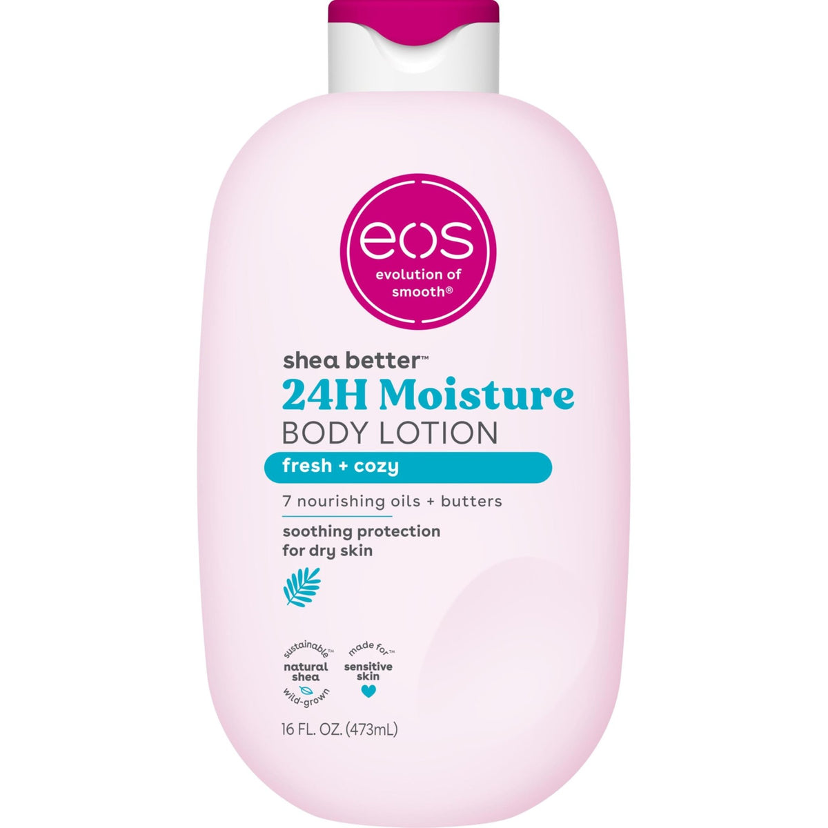 eos Shea Better Body Lotion, Fresh & Cozy, 24-Hour Moisture Skin Care, Lightweight & Non-Greasy, Natural Shea, Vegan, 16 fl oz - thewildfolk eos Shea Better Body Lotion, Fresh & Cozy, 24-Hour Moisture Skin Care, Lightweight & Non-Greasy, Natural Shea, Vegan, 16 fl oz