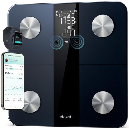 Etekcity Upgraded Smart Scale for Body Weight Fat and BMI, FSA Eligible - thewildfolk Etekcity Upgraded Smart Scale for Body Weight Fat and BMI, FSA Eligible