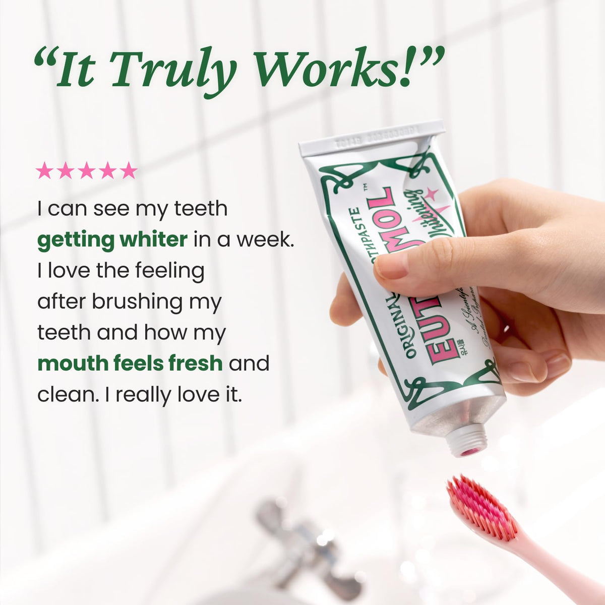 EUTHYMOL Whitening Toothpaste, Stain Removal in 2 Weeks | 3.7 fl oz - thewildfolk EUTHYMOL Whitening Toothpaste, Stain Removal in 2 Weeks | 3.7 fl oz
