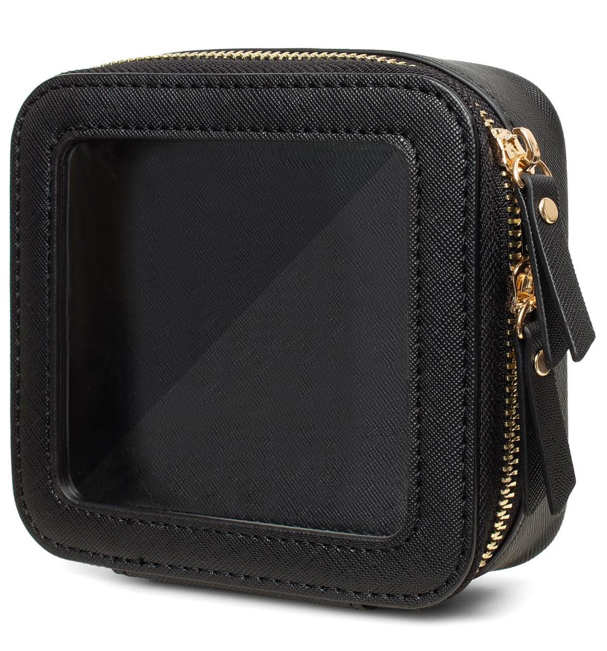 FFpaw Valentine's Day Gifts Clear Makeup Bag Small, Mini Cosmetic Bag for Purse Clear Makeup Pouch Purse Organizer with Zipper Travel Toiletry Bag Car Organizer Essentials for Women Men (Mini Black) - thewildfolk FFpaw Valentine's Day Gifts Clear Makeup Bag Small, Mini Cosmetic Bag for Purse Clear Makeup Pouch Purse Organizer with Zipper Travel Toiletry Bag Car Organizer Essentials for Women Men (Mini Black)