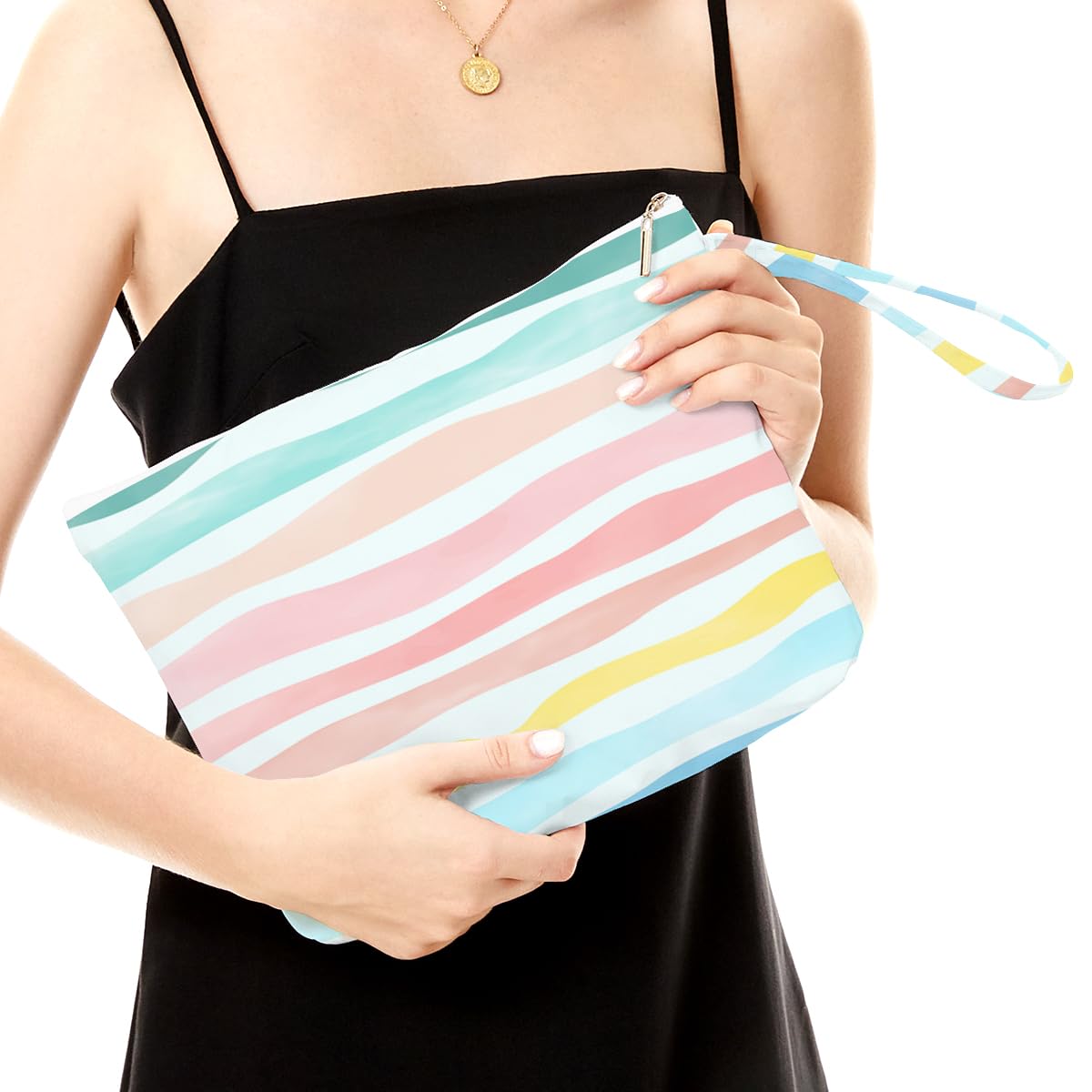 Fokongna Wet Dry Bag – Waterproof Travel Bag, Large Zipper Pouch for Swimsuits, Diapers, Toiletries, Makeup for Women & Girls - thewildfolk Fokongna Wet Dry Bag – Waterproof Travel Bag, Large Zipper Pouch for Swimsuits, Diapers, Toiletries, Makeup for Women & Girls