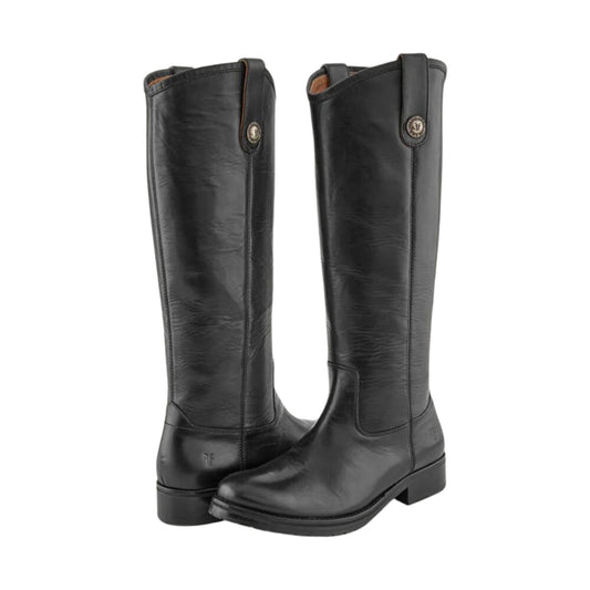 Frye Women's Melissa Double Sole Boot - Black - ONLINE STORE CREDIT/EXCHANGE ONLY