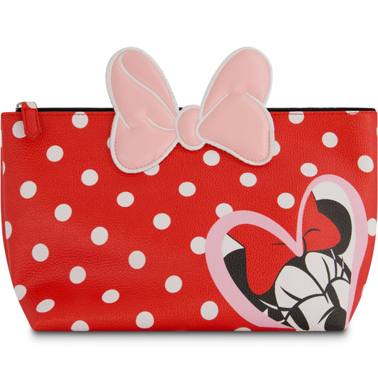 FUL Disney Minnie Mouse Women's Makeup Bag, Red - thewildfolk FUL Disney Minnie Mouse Women's Makeup Bag, Red