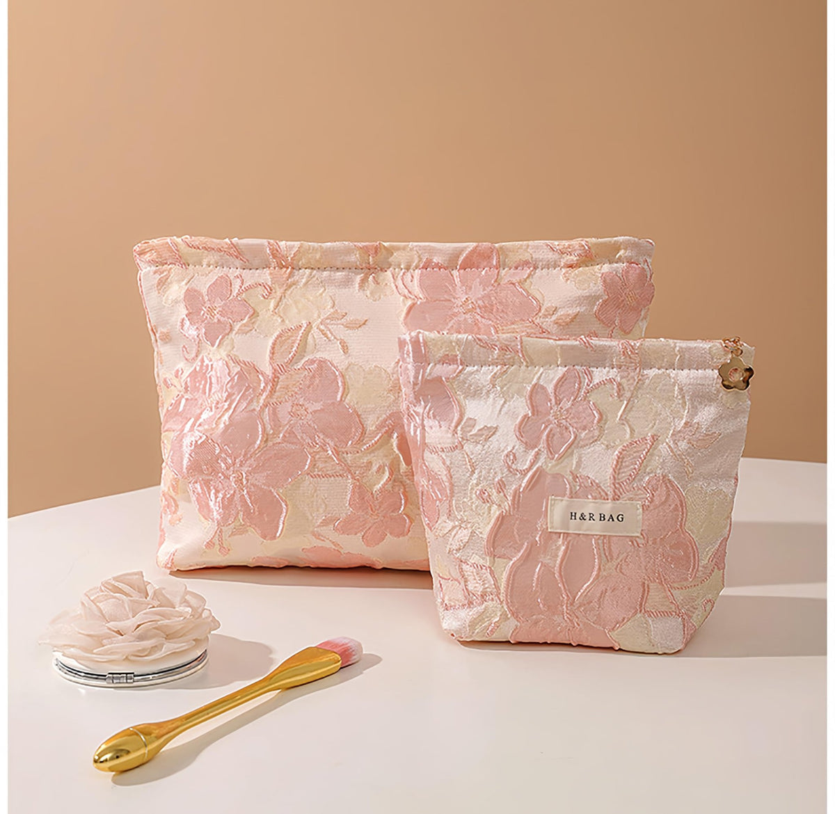 getgto 2 Pcs Makeup Bags, Large Cosmetic Bag Travel Toiletry Bag - thewildfolk getgto 2 Pcs Makeup Bags, Large Cosmetic Bag Travel Toiletry Bag