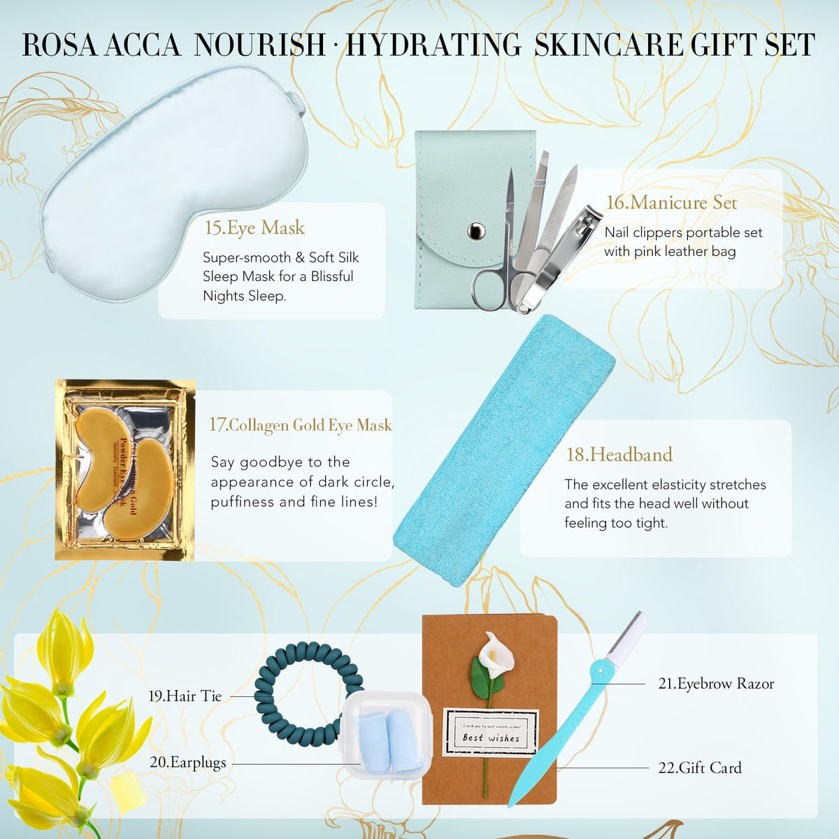 Gifts for Women & Men, Birthday Gifts, 30pcs Ylang Spa Gifts Basket Set for Women, Face Skin Care Gift Set, Bath & Body Gifts Basket Set, Birthday, Christmas, Anniversary, Fathers Day, Mom, Dad - thewildfolk Gifts for Women & Men, Birthday Gifts, 30pcs Ylang Spa Gifts Basket Set for Women, Face Skin Care Gift Set, Bath & Body Gifts Basket Set, Birthday, Christmas, Anniversary, Fathers Day, Mom, Dad