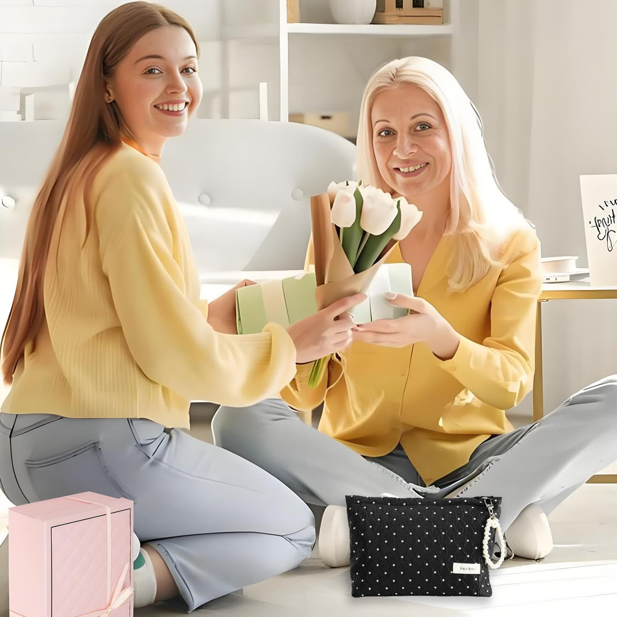 giteo bedding Makeup Bag, Travel Portable Cosmetic Bags for Women Girls, Elegant Polka Dot Make Up Case with Pearl Charm, Large Capacity Toiletry Organizer, Daily Use Pouches for Purse - thewildfolk giteo bedding Makeup Bag, Travel Portable Cosmetic Bags for Women Girls, Elegant Polka Dot Make Up Case with Pearl Charm, Large Capacity Toiletry Organizer, Daily Use Pouches for Purse