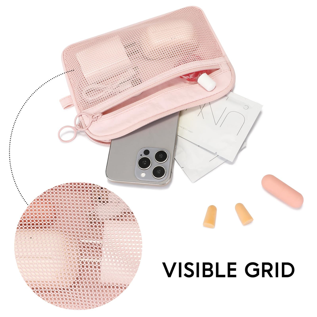 GIVLEFLY 2 PCS Purse Organizer Pouch Set for Women, Lightweight Zipper Storage Pouches for Handbags, Cosmetics, Keys, Cards, Travel Accessories and Daily Essentials - thewildfolk GIVLEFLY 2 PCS Purse Organizer Pouch Set for Women, Lightweight Zipper Storage Pouches for Handbags, Cosmetics, Keys, Cards, Travel Accessories and Daily Essentials