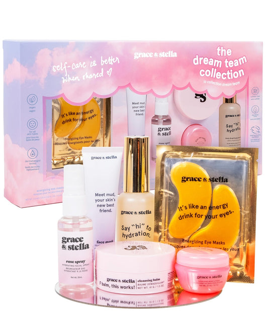 grace & stella Award Winning Skin Care Set - Gift Set for Women - thewildfolk grace & stella Award Winning Skin Care Set - Gift Set for Women