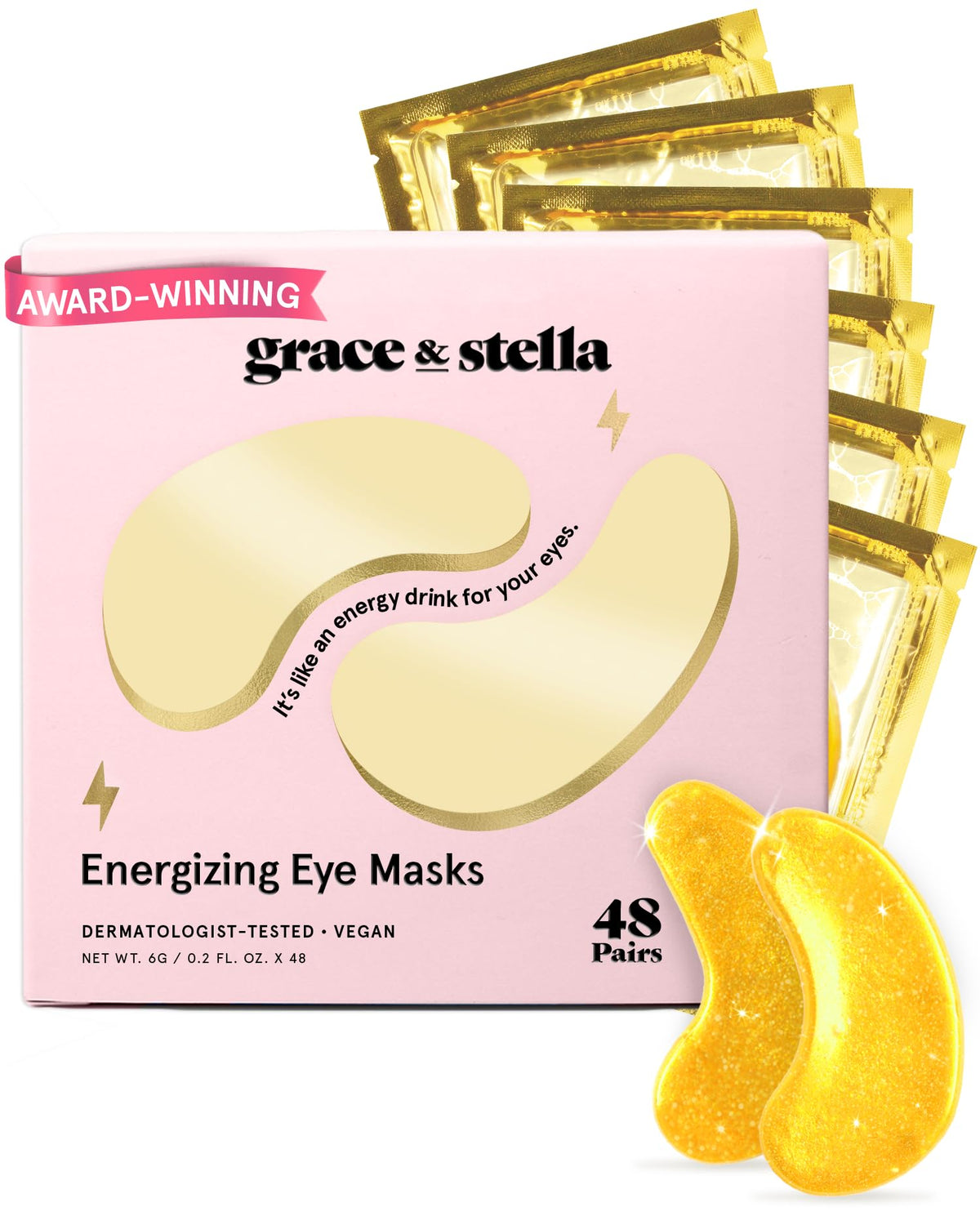 grace & stella Award Winning Under Eye Mask - Birthday Gifts for Women - Gel Eye Patches for Dark Circles, Puffy Eyes, Wrinkles, Undereye Bags - Gifts for Teen Girls - Vegan (48 Pairs, Gold) - thewildfolk grace & stella Award Winning Under Eye Mask - Birthday Gifts for Women - Gel Eye Patches for Dark Circles, Puffy Eyes, Wrinkles, Undereye Bags - Gifts for Teen Girls - Vegan (48 Pairs, Gold)