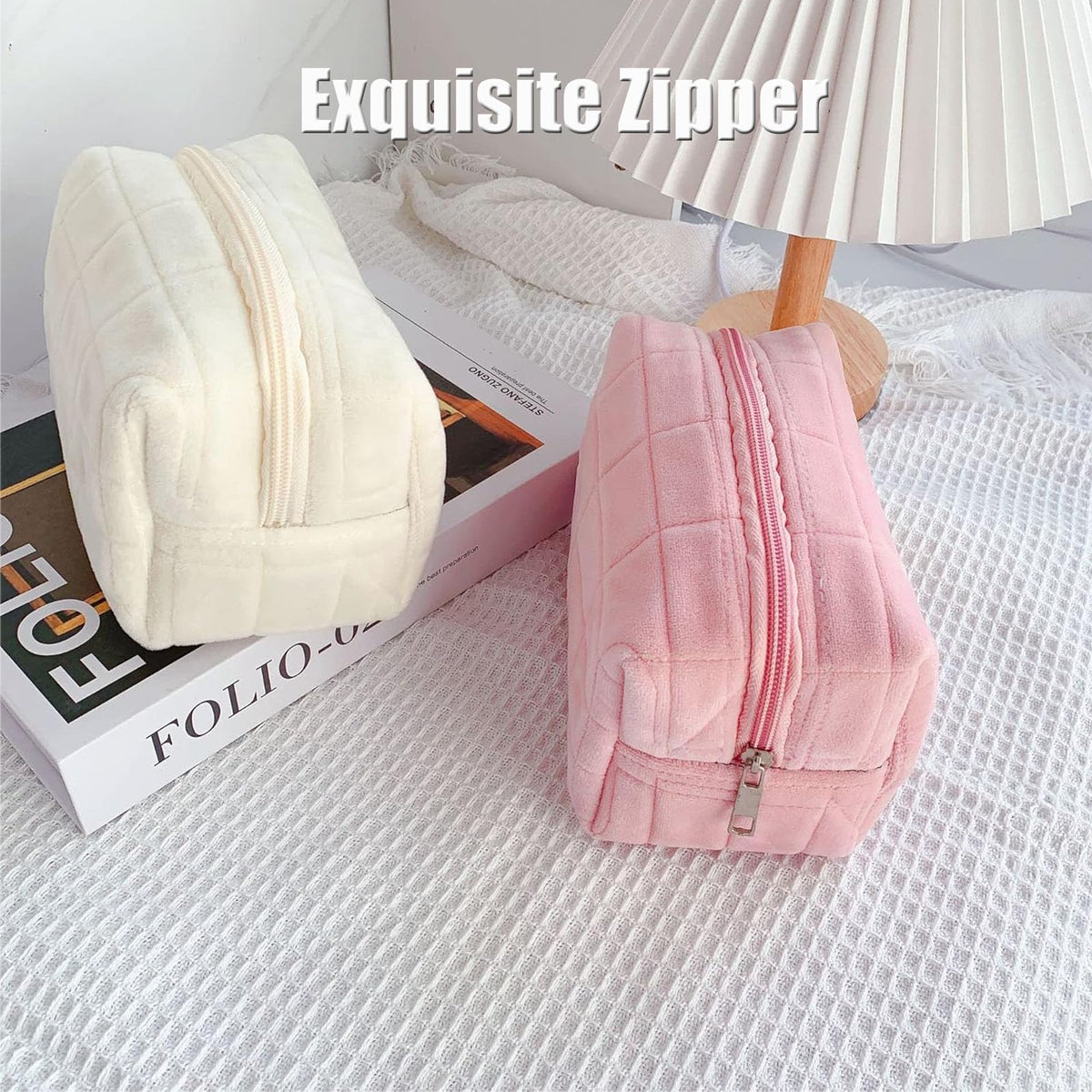 HABUAETY Makeup Cosmetic Bag Small Checkered Pouch Make Up Purse Bag Y2k Accessories - thewildfolk HABUAETY Makeup Cosmetic Bag Small Checkered Pouch Make Up Purse Bag Y2k Accessories