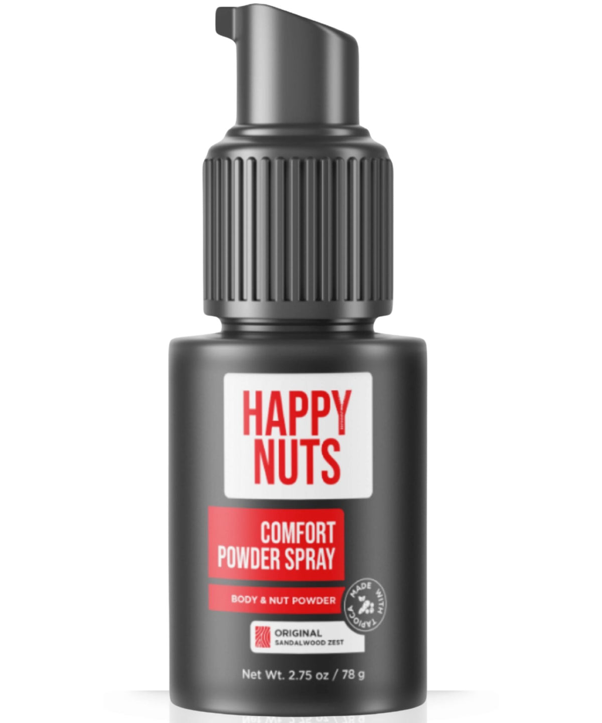 HAPPY NUTS Comfort Powder Spray: Anti Chafing & Mens Deodorant, Aluminum-Free, Sweat and Odor Control for Jock Itch, Groin and Men's Private Parts - thewildfolk HAPPY NUTS Comfort Powder Spray: Anti Chafing & Mens Deodorant, Aluminum-Free, Sweat and Odor Control for Jock Itch, Groin and Men's Private Parts