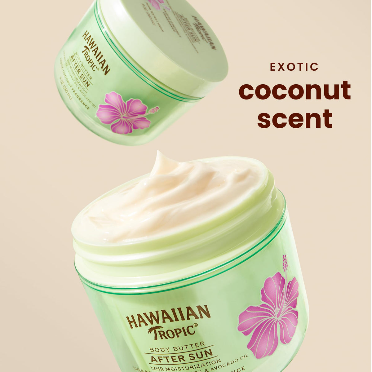 Hawaiian Tropic After Sun Body Butter with Coconut Oil, 8 Oz - thewildfolk Hawaiian Tropic After Sun Body Butter with Coconut Oil, 8 Oz