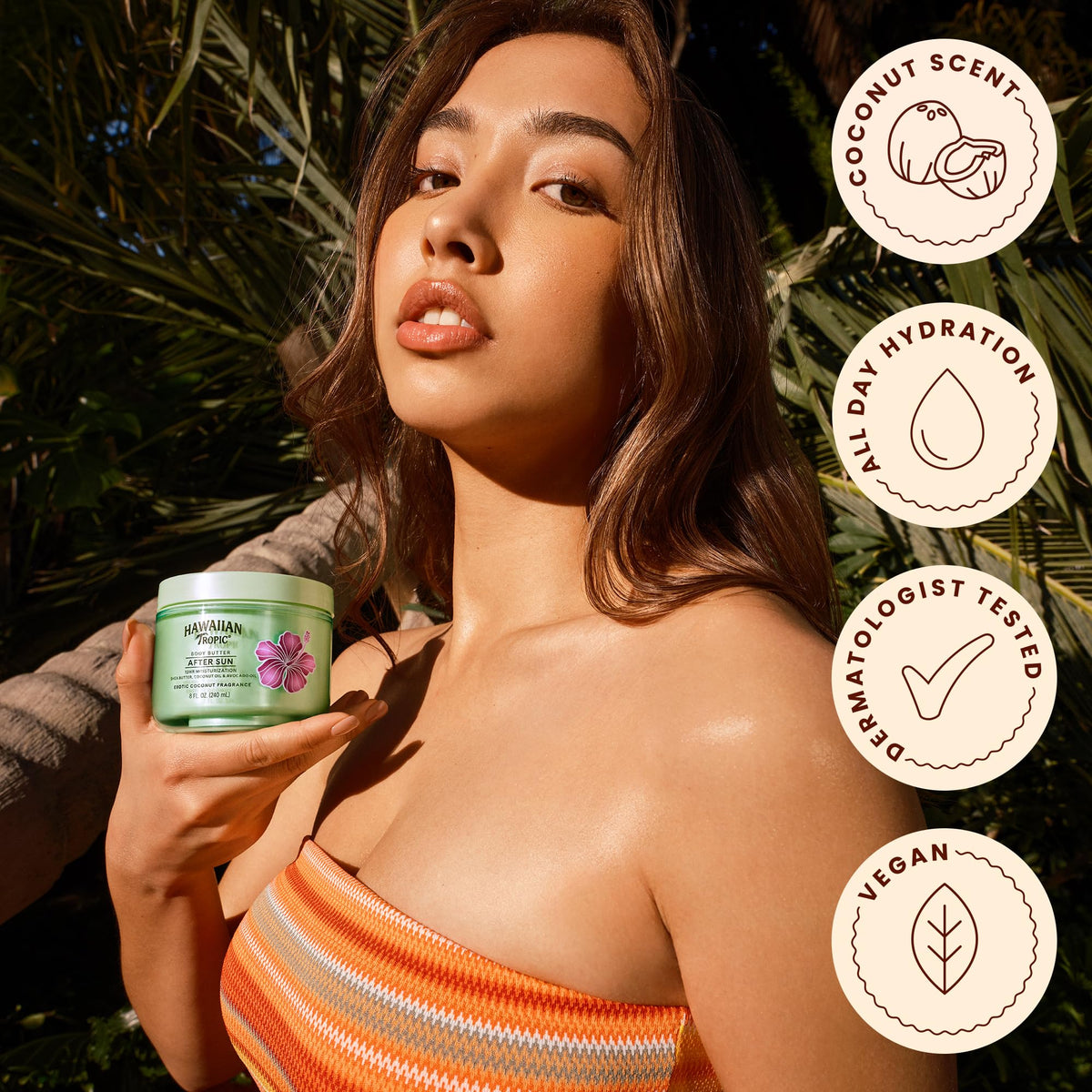 Hawaiian Tropic After Sun Body Butter with Coconut Oil, 8 Oz - thewildfolk Hawaiian Tropic After Sun Body Butter with Coconut Oil, 8 Oz