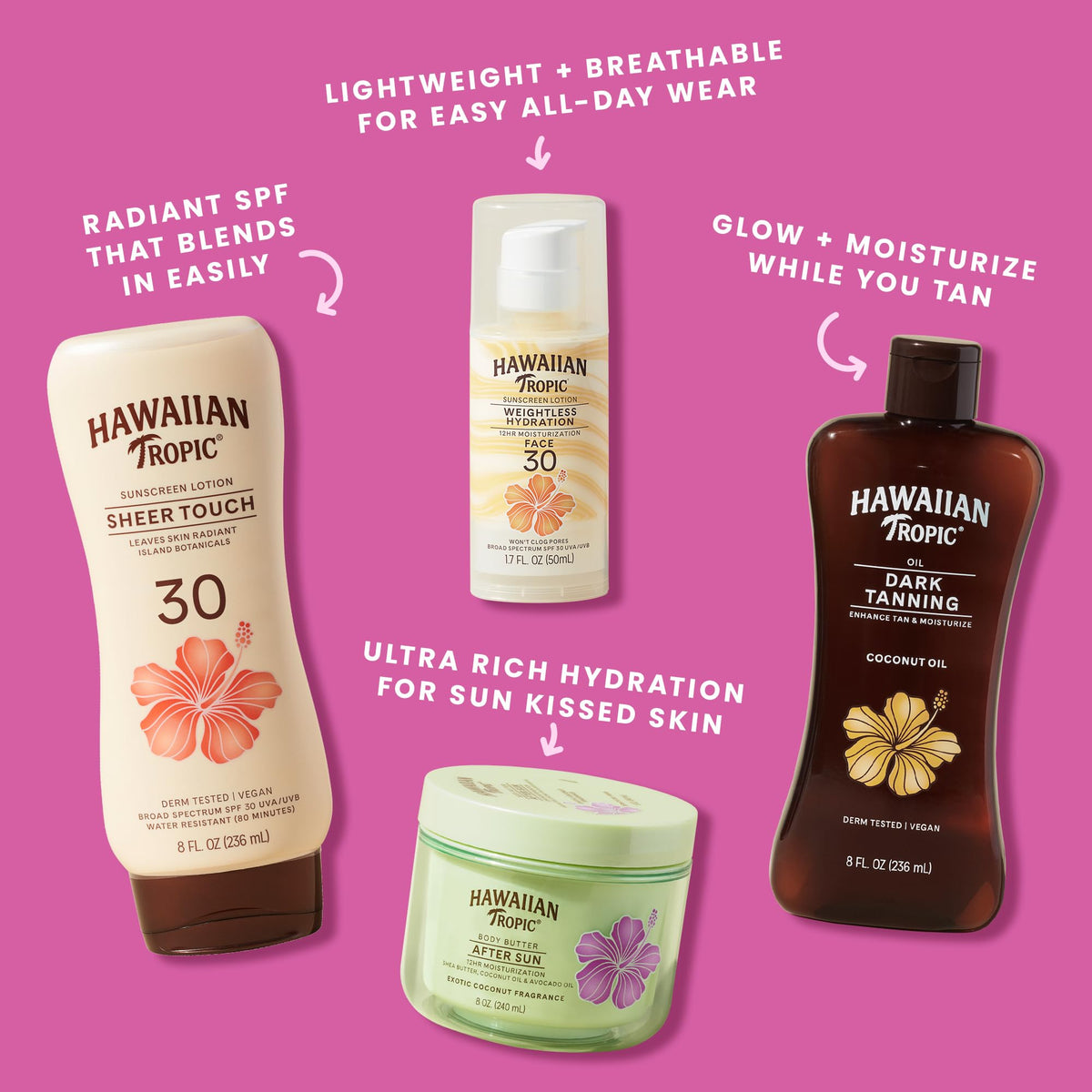 Hawaiian Tropic After Sun Body Butter with Coconut Oil, 8 Oz - thewildfolk Hawaiian Tropic After Sun Body Butter with Coconut Oil, 8 Oz