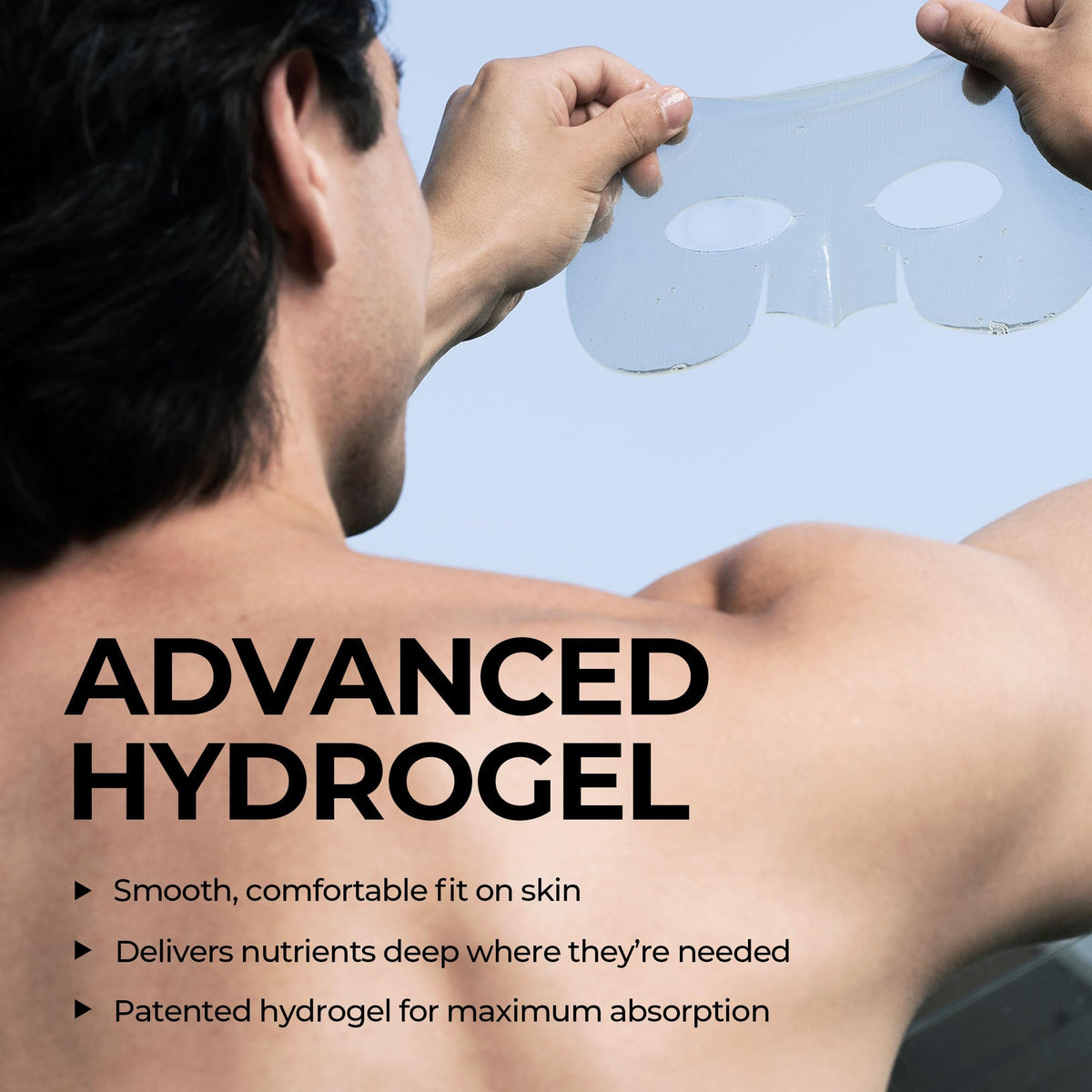 HommeFace Men’s Revitalizing Hydrogel Facial Mask Set (5ct) - Hydrating, Beard-Friendly, Anti-Aging, Soothing Face Sheet Masks - Korean Skincare Technology with Hyaluronic Acid, Vitamins & Peptides - thewildfolk HommeFace Men’s Revitalizing Hydrogel Facial Mask Set (5ct) - Hydrating, Beard-Friendly, Anti-Aging, Soothing Face Sheet Masks - Korean Skincare Technology with Hyaluronic Acid, Vitamins & Peptides