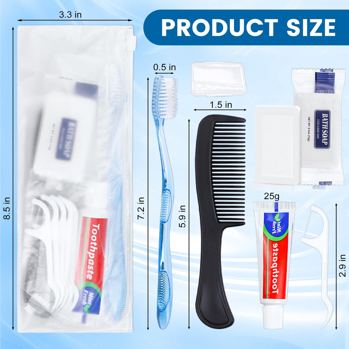 HQSLsund 50 Sets Personal Hygiene Kit Basic Toiletry Kits Homeless Supplies - thewildfolk HQSLsund 50 Sets Personal Hygiene Kit Basic Toiletry Kits Homeless Supplies