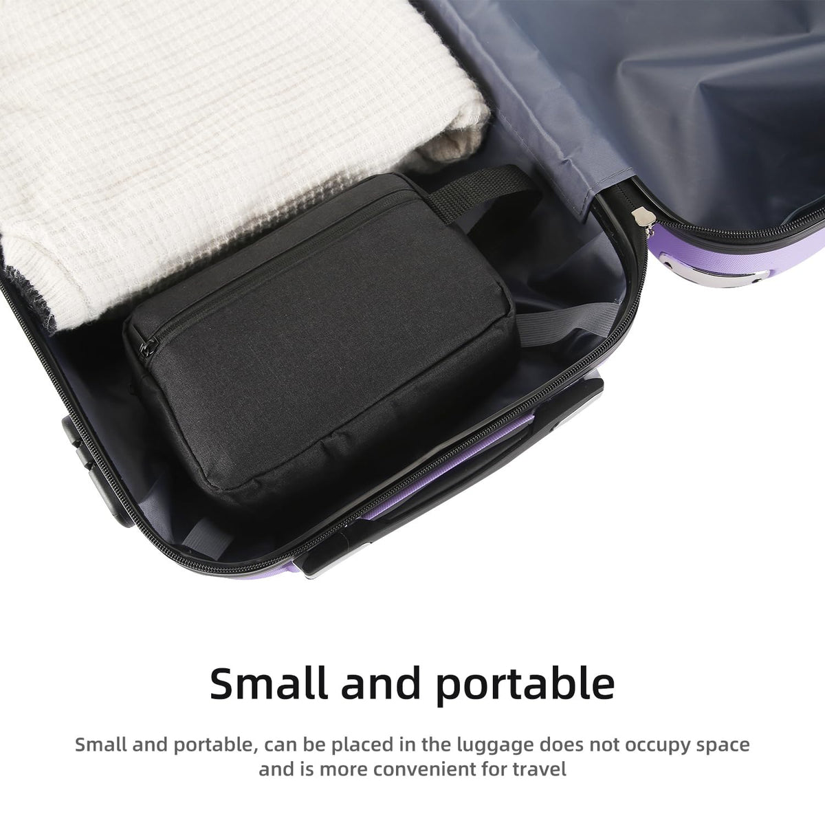 Icramsy Travel Toiletry bag Toiletry bag for women men Hanging Cosmetic bag Travel accessories for Women Men (Black) - thewildfolk Icramsy Travel Toiletry bag Toiletry bag for women men Hanging Cosmetic bag Travel accessories for Women Men (Black)