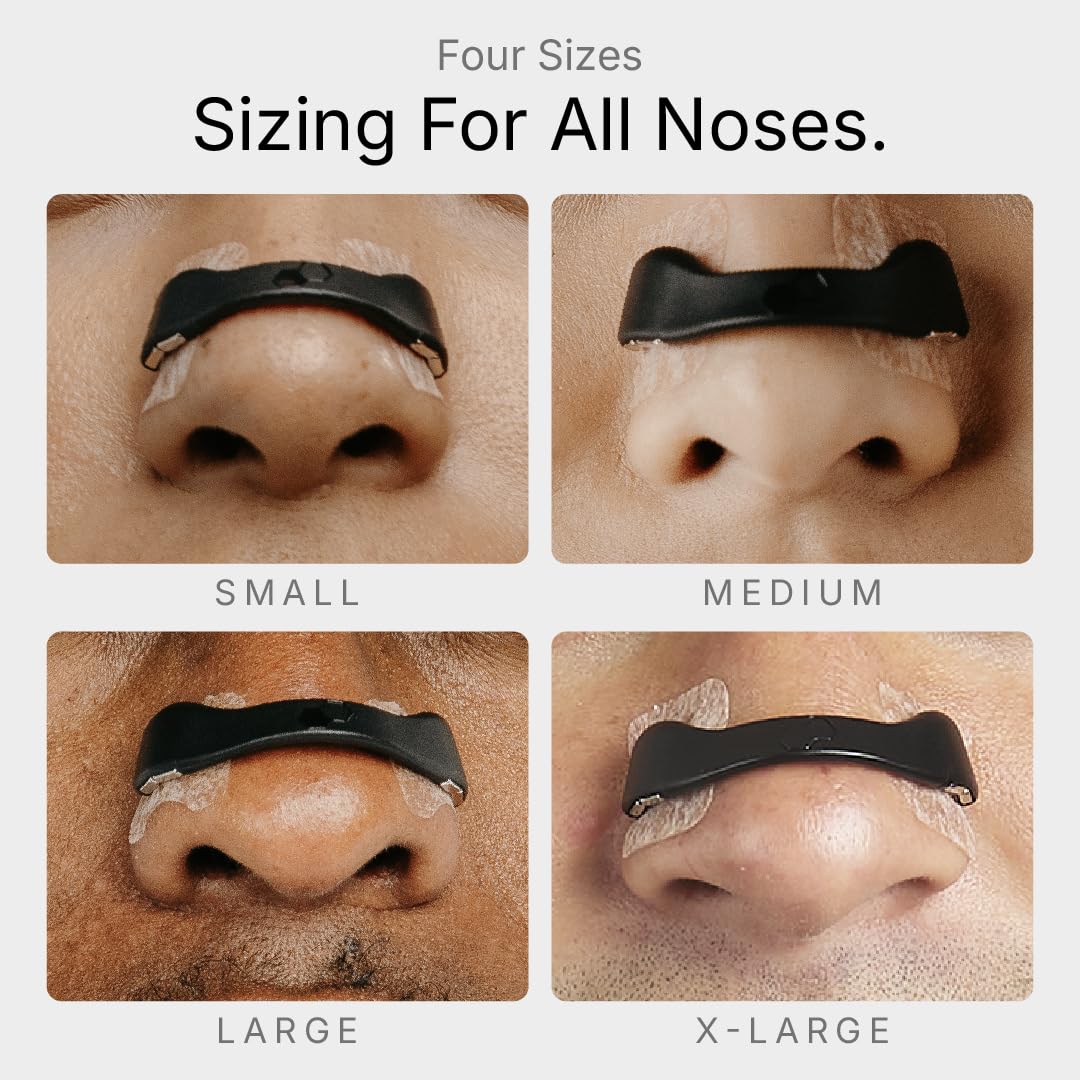 Intake Breathing — Magnetic Nasal Strips Starter Kit | Reusable Band + Tabs | Nasal Strips for Sleep, Snoring, Breathing & Sports | Stronger Lift Than Traditional Nose Strips | 4 Sizes, 30 Tabs, Black - thewildfolk Intake Breathing — Magnetic Nasal Strips Starter Kit | Reusable Band + Tabs | Nasal Strips for Sleep, Snoring, Breathing & Sports | Stronger Lift Than Traditional Nose Strips | 4 Sizes, 30 Tabs, Black