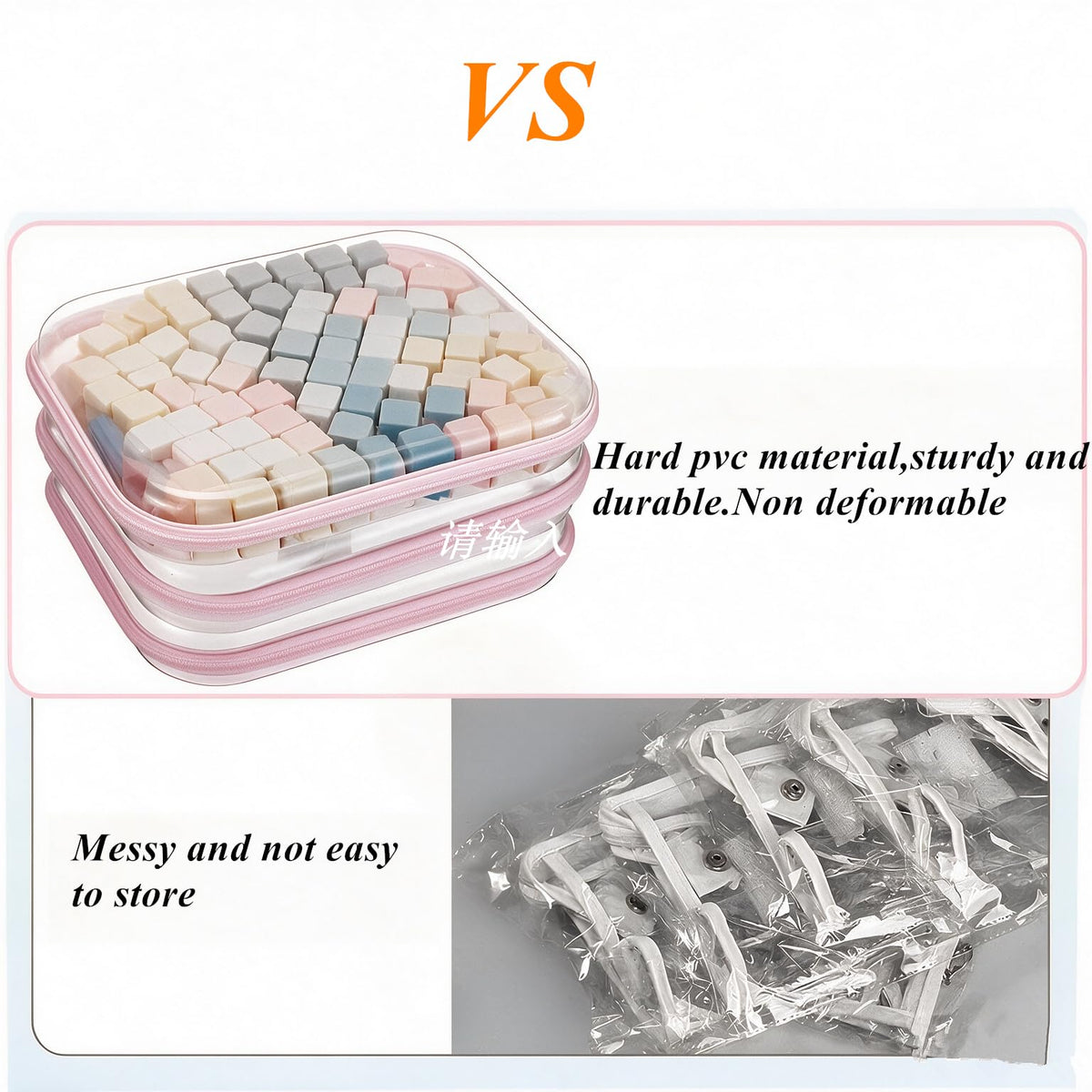 Jiejieko 4 pcs Clear Hard Shell Zipper Case, Water-Resistant Travel Makeup Bag, Diaper Bag Organizer Pouches,Clear Toiletry Bags (Pink) - thewildfolk Jiejieko 4 pcs Clear Hard Shell Zipper Case, Water-Resistant Travel Makeup Bag, Diaper Bag Organizer Pouches,Clear Toiletry Bags (Pink)
