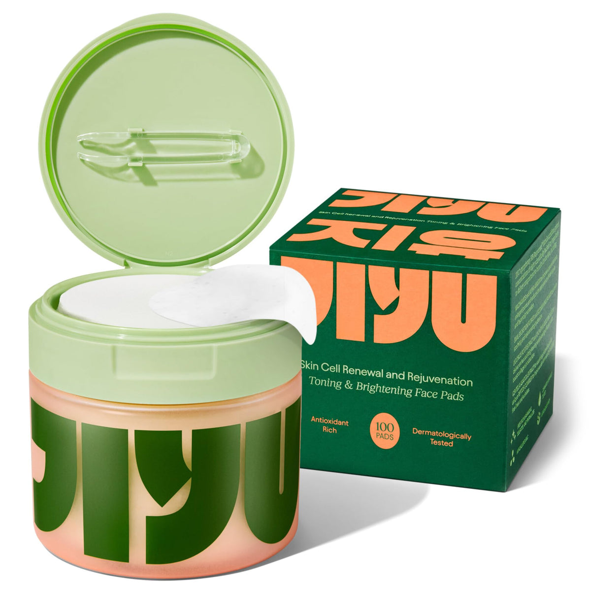 JIYU Toner Pads - Korean Skincare for Dark Spots, Wrinkles & Dull Skin - Hydrating Facial Treatment with Snail Mucin, Niacinamide, Peptides & Centella - 100 Count - thewildfolk JIYU Toner Pads - Korean Skincare for Dark Spots, Wrinkles & Dull Skin - Hydrating Facial Treatment with Snail Mucin, Niacinamide, Peptides & Centella - 100 Count