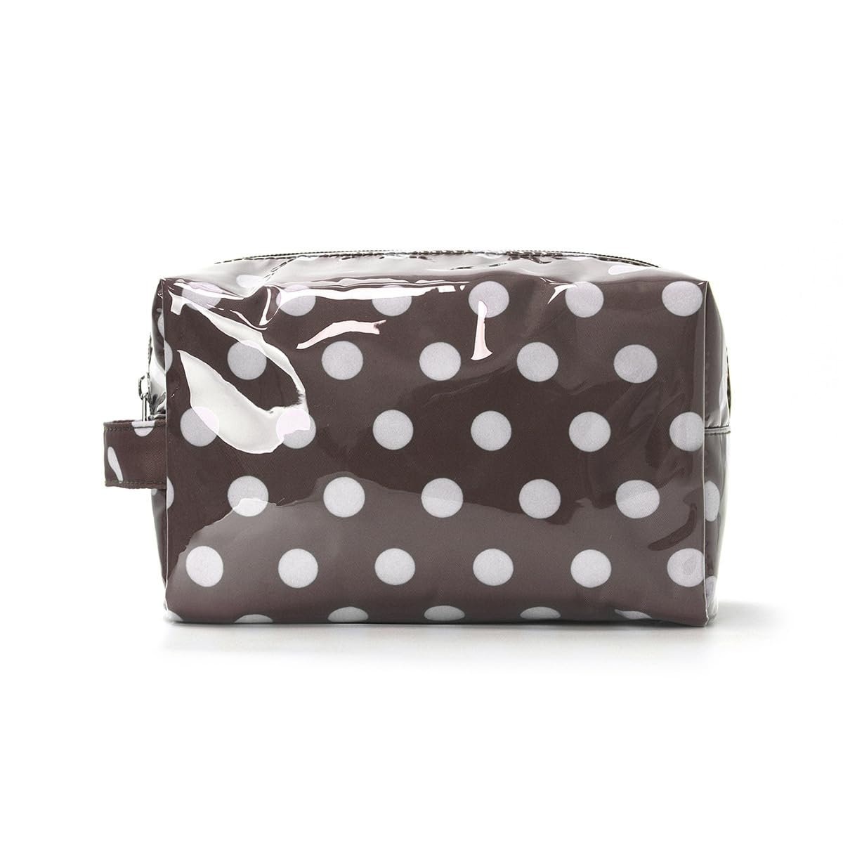 JQWYGB Small Polka Dots Cosmetic Bags Women’s PVC Makeup Purse Waterproof Toiletry Bag Multi-Use Cosmetic Pouch Travel Work - thewildfolk JQWYGB Small Polka Dots Cosmetic Bags Women’s PVC Makeup Purse Waterproof Toiletry Bag Multi-Use Cosmetic Pouch Travel Work
