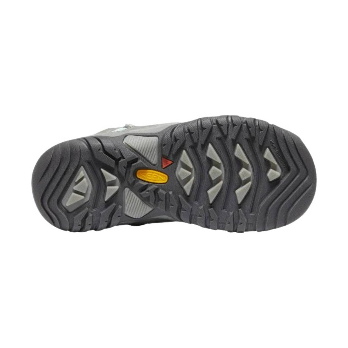 KEEN Big Kids' Ridge Flex Waterproof Mid Boot- Grey/Blue Tint