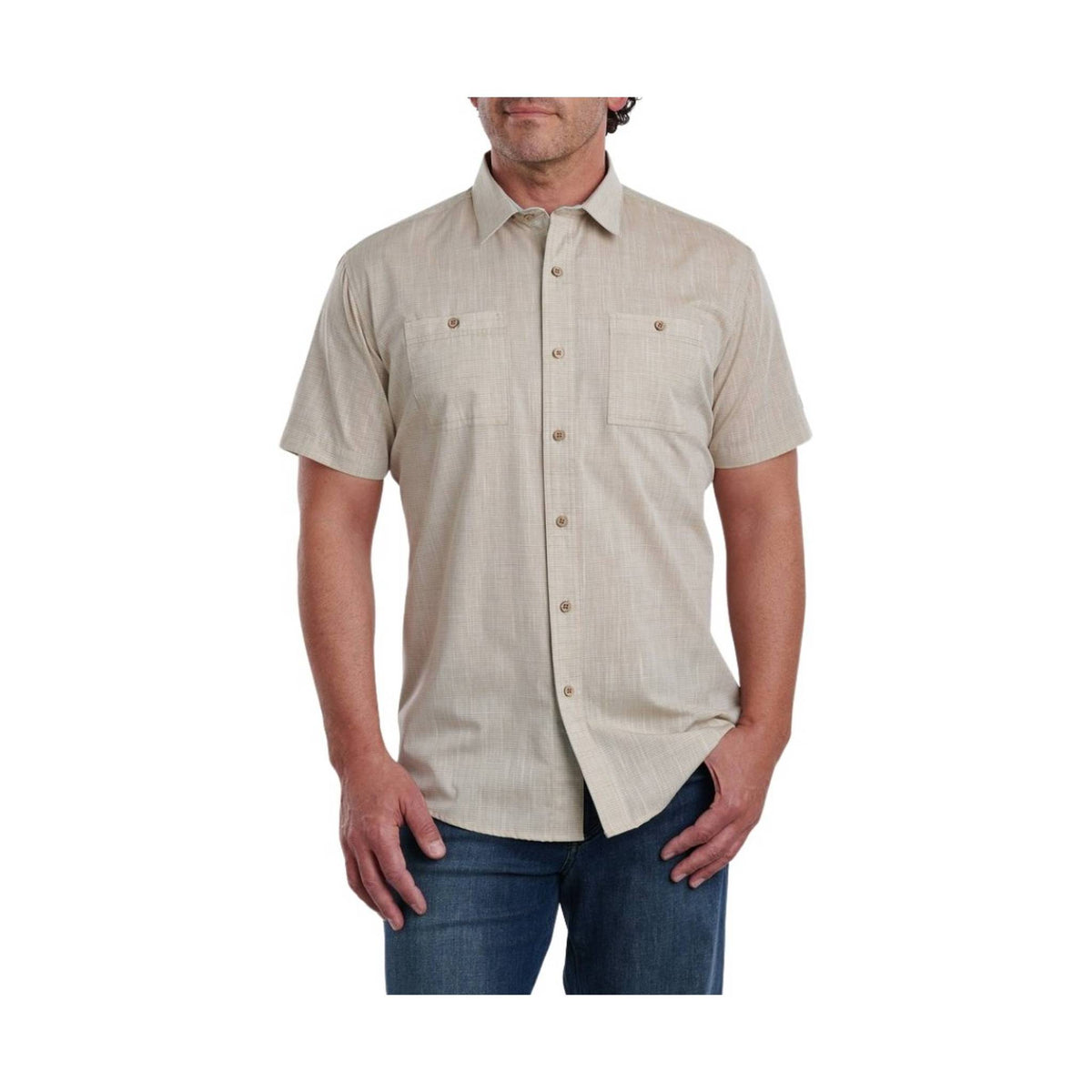 Kuhl Men's Karib Stripe - Sandstone - ONLINE STORE CREDIT/EXCHANGE ONLY