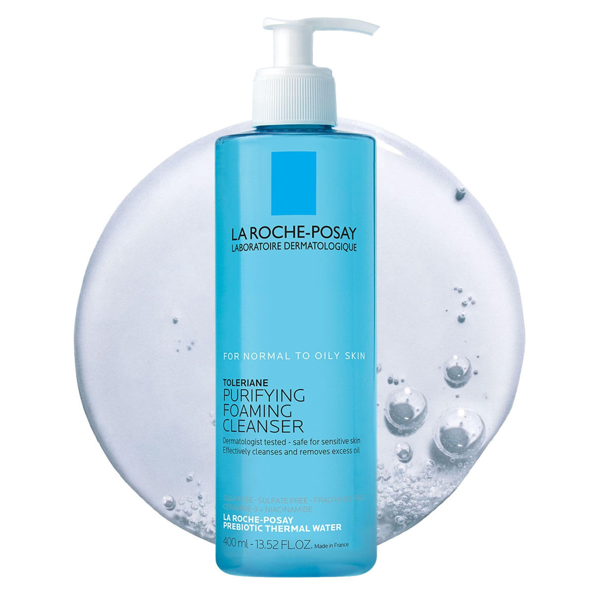 La Roche-Posay Toleriane Purifying Foaming Facial Cleanser, 13.52oz - thewildfolk La Roche-Posay Toleriane Purifying Foaming Facial Cleanser, 13.52oz