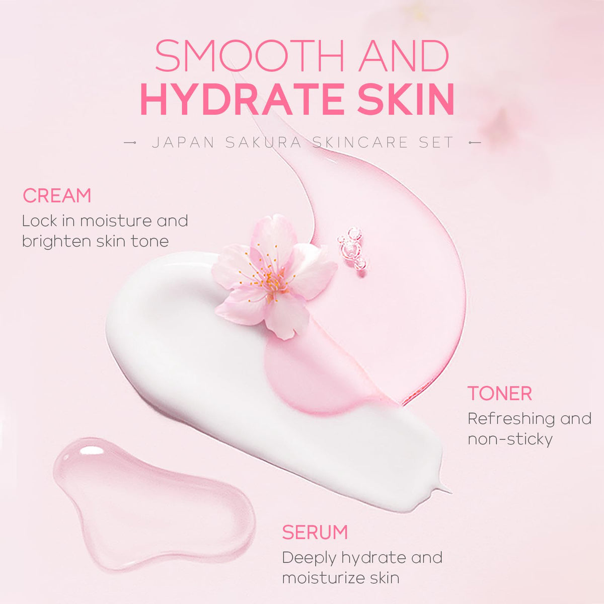 LAIKOU Skin Care Set JAPAN SAKURA Women Beauty Gift Sets Skin Care Kit 5pcs - thewildfolk LAIKOU Skin Care Set JAPAN SAKURA Women Beauty Gift Sets Skin Care Kit 5pcs