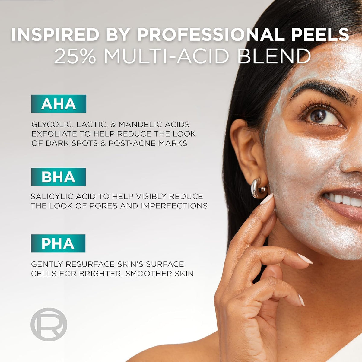 L'Oreal Paris Bright Reveal Dark Spot Exfoliant Peel, 25% AHA BHA PHA Face Exfoliator Solution, Gentle Skincare to Visibly Reduce Dark Spots and Renew Skin Texture, Includes SPF Lotion Sample - thewildfolk L'Oreal Paris Bright Reveal Dark Spot Exfoliant Peel, 25% AHA BHA PHA Face Exfoliator Solution, Gentle Skincare to Visibly Reduce Dark Spots and Renew Skin Texture, Includes SPF Lotion Sample