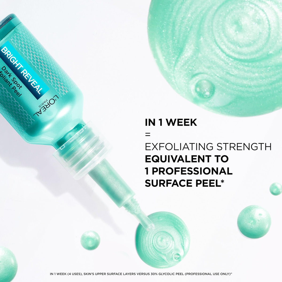 L'Oreal Paris Bright Reveal Dark Spot Exfoliant Peel, 25% AHA BHA PHA Face Exfoliator Solution, Gentle Skincare to Visibly Reduce Dark Spots and Renew Skin Texture, Includes SPF Lotion Sample - thewildfolk L'Oreal Paris Bright Reveal Dark Spot Exfoliant Peel, 25% AHA BHA PHA Face Exfoliator Solution, Gentle Skincare to Visibly Reduce Dark Spots and Renew Skin Texture, Includes SPF Lotion Sample