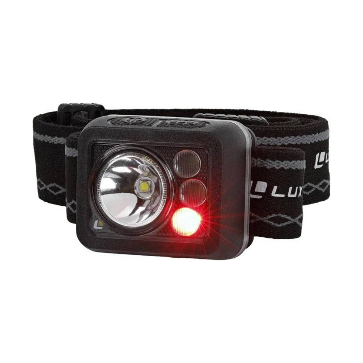 Luxpro LP738 Waterproof Multi-Color Ultralight LED Rechargeable Headlamp