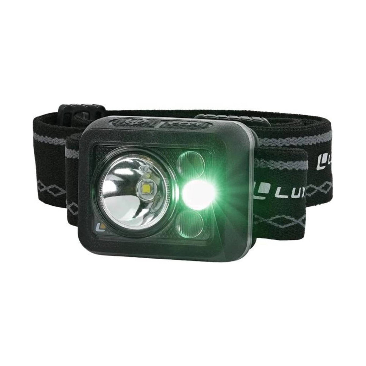 Luxpro LP738 Waterproof Multi-Color Ultralight LED Rechargeable Headlamp