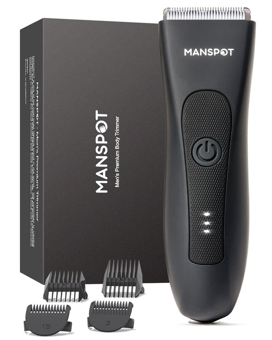 MANSPOT Manscape Groin & Body Hair Trimmer for Men, Electric Pubic Shaver - thewildfolk MANSPOT Manscape Groin & Body Hair Trimmer for Men, Electric Pubic Shaver
