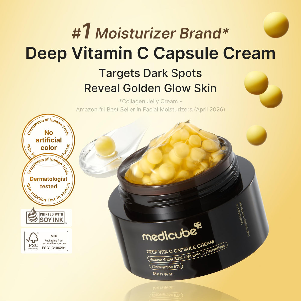 medicube Capsule Cream with Deep Vitamin C for Radiance - thewildfolk medicube Capsule Cream with Deep Vitamin C for Radiance