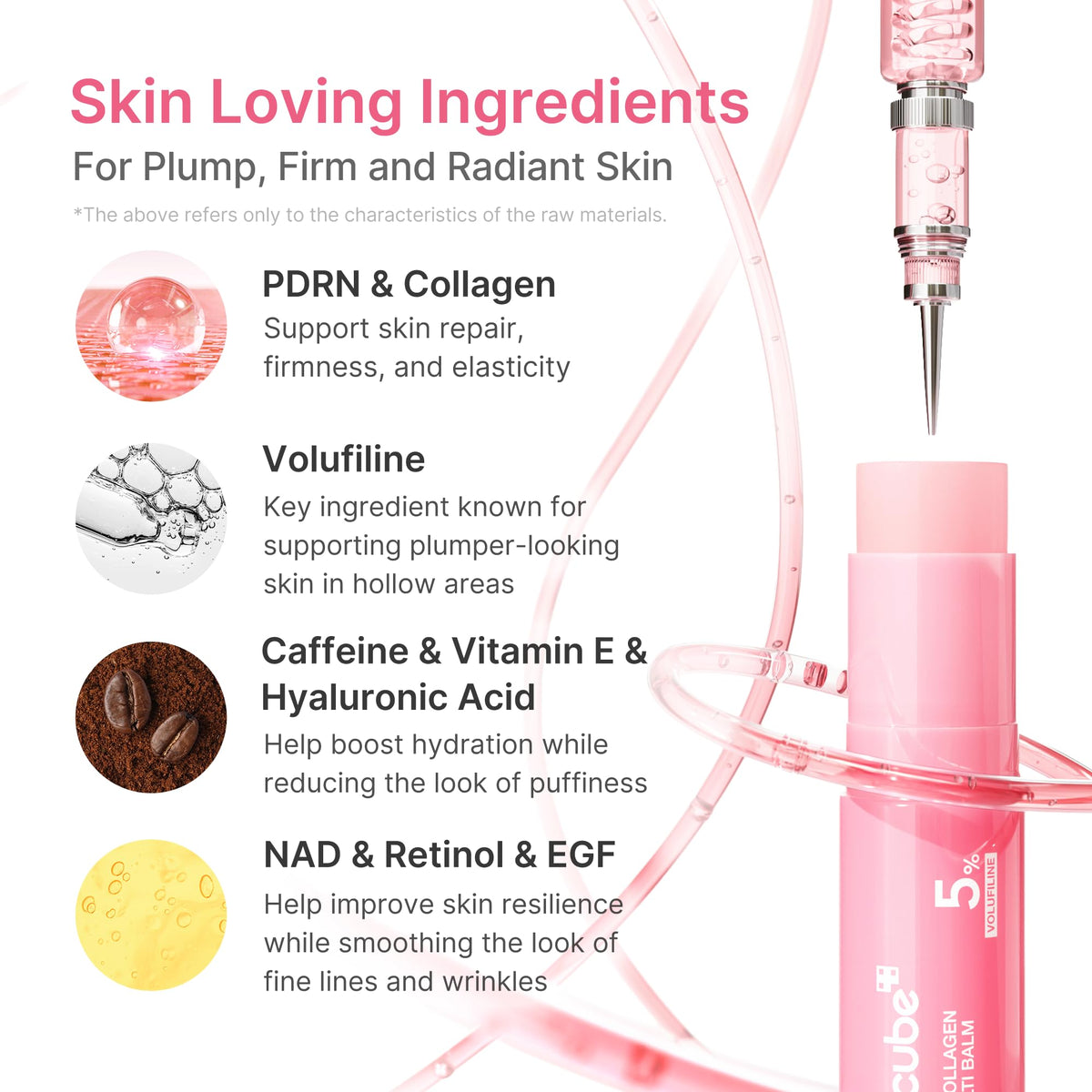 medicube PDRN Pink Collagen Volume Multi Balm Stick - Face & Body Balm - thewildfolk medicube PDRN Pink Collagen Volume Multi Balm Stick - Face & Body Balm