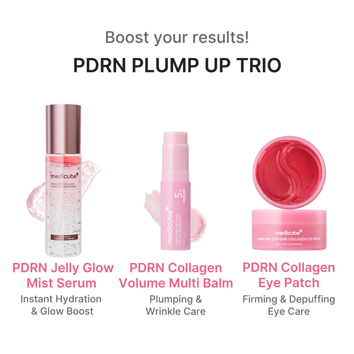 medicube PDRN Pink Collagen Volume Multi Balm Stick - Face & Body Balm - thewildfolk medicube PDRN Pink Collagen Volume Multi Balm Stick - Face & Body Balm
