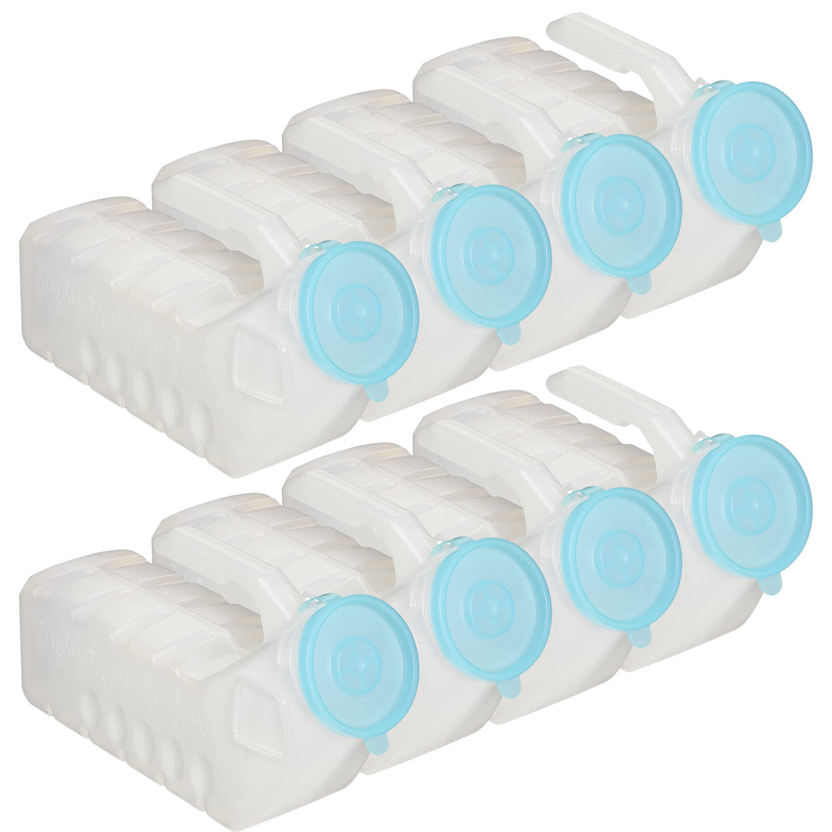 MedVance Urinals for Men 1000ml, Spill Proof Glow in the Dark Lid, 8 Pack - thewildfolk MedVance Urinals for Men 1000ml, Spill Proof Glow in the Dark Lid, 8 Pack