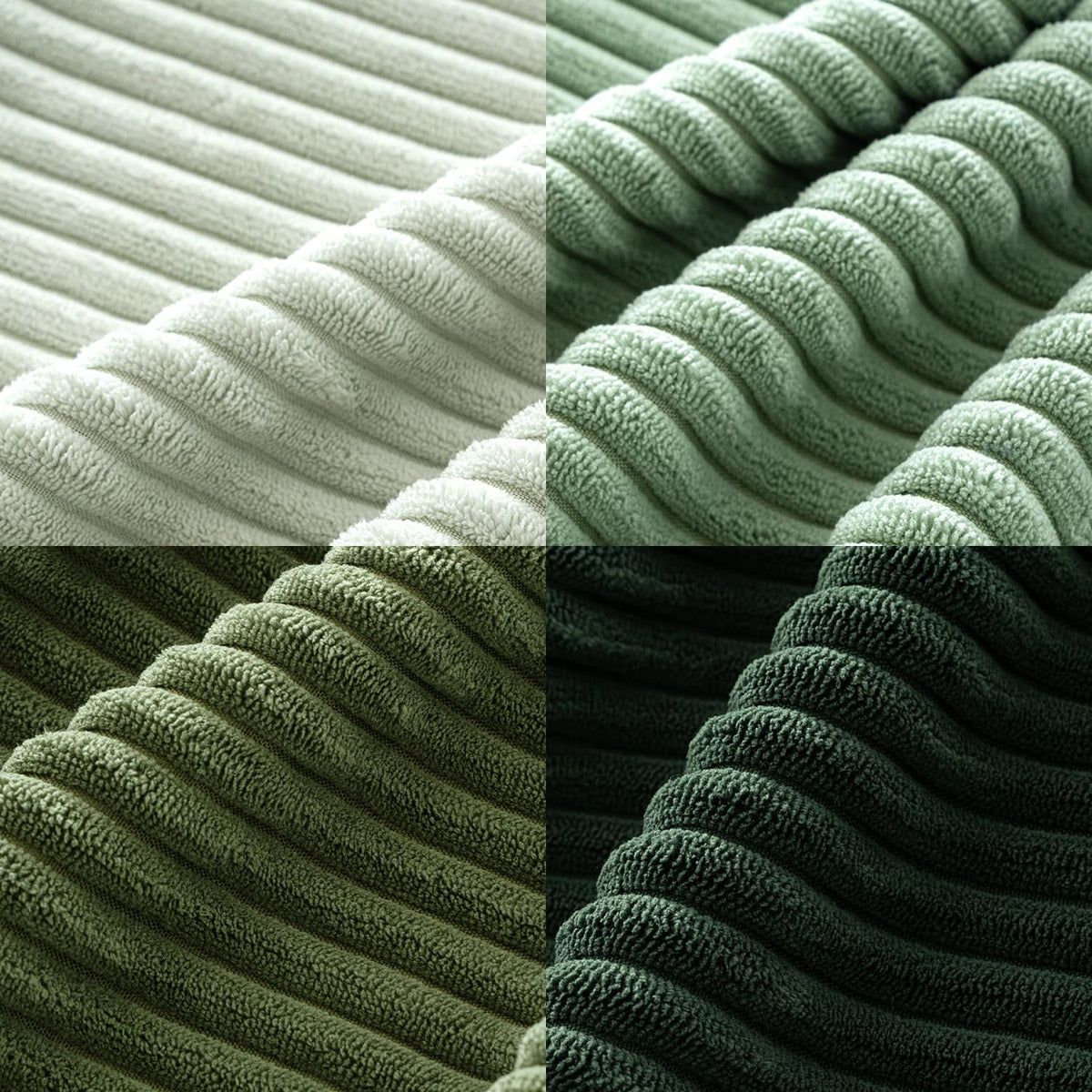 MIULEE Soft Corduroy Decorative Throw Pillow Covers Forest Green 18x18 - thewildfolk MIULEE Soft Corduroy Decorative Throw Pillow Covers Forest Green 18x18