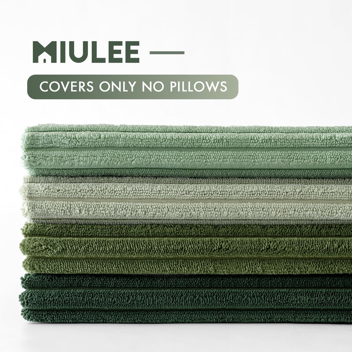 MIULEE Soft Corduroy Decorative Throw Pillow Covers Forest Green 18x18 - thewildfolk MIULEE Soft Corduroy Decorative Throw Pillow Covers Forest Green 18x18