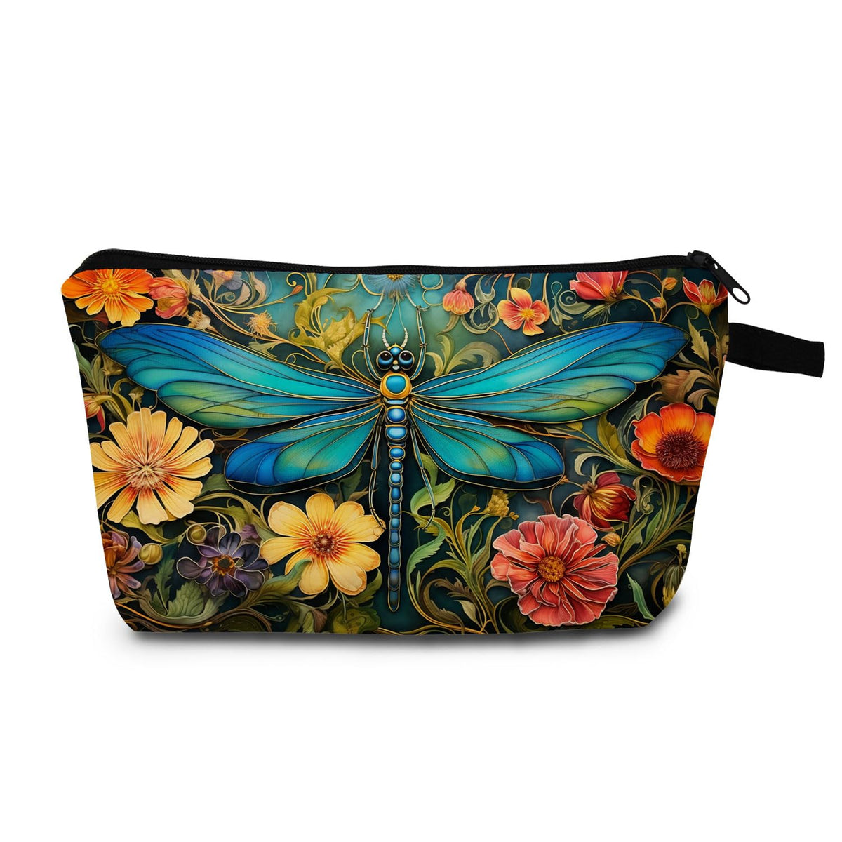 MoCaliduccious Dragonfly Print Women Makeup Bag Outdoor Portable Cosmetic Bag Toiletry Kit Travel Organizer - thewildfolk MoCaliduccious Dragonfly Print Women Makeup Bag Outdoor Portable Cosmetic Bag Toiletry Kit Travel Organizer