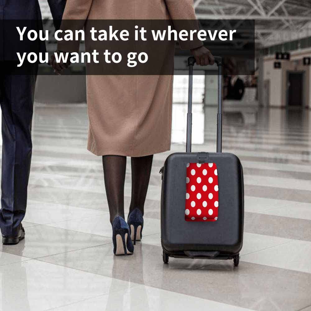Mxocom Polka Dots White and Red Pattern Small Makeup Bag for Purse Colorful Background Travel Cosmetic Bag Makeup Pouch Portable Versatile Zipper Pouch for Women - thewildfolk Mxocom Polka Dots White and Red Pattern Small Makeup Bag for Purse Colorful Background Travel Cosmetic Bag Makeup Pouch Portable Versatile Zipper Pouch for Women